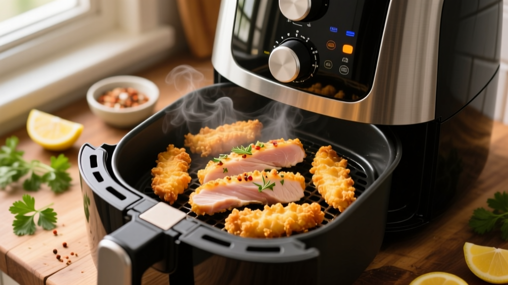 Crispy Frozen Chicken Strips in Air Fryer