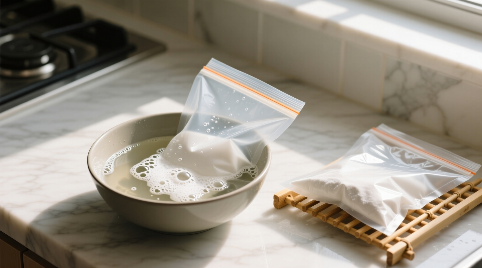 how to clean silicone food bags without grease or odor