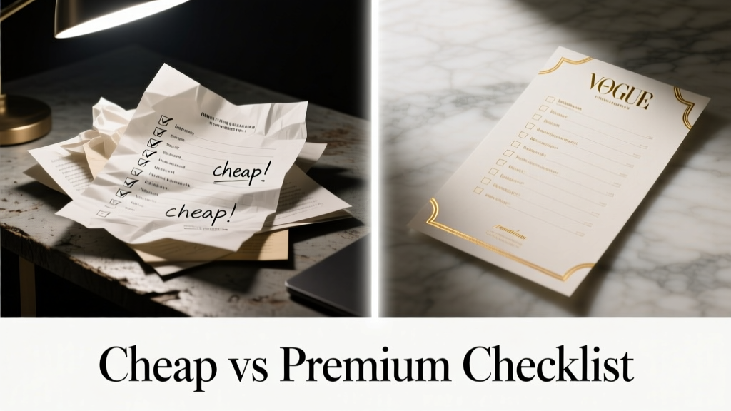Cheap vs Premium: A Data-Driven Checklist for Smart Purchasing Decisions