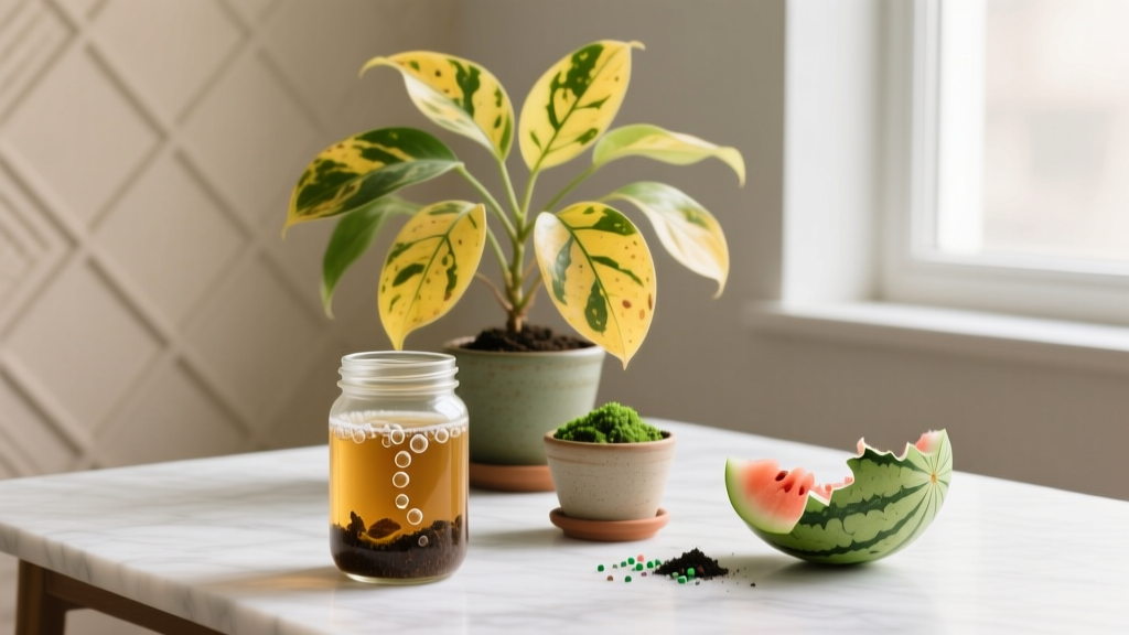 Watermelon Rinds for Yellow Leaves? 4 Science-Backed Fixes