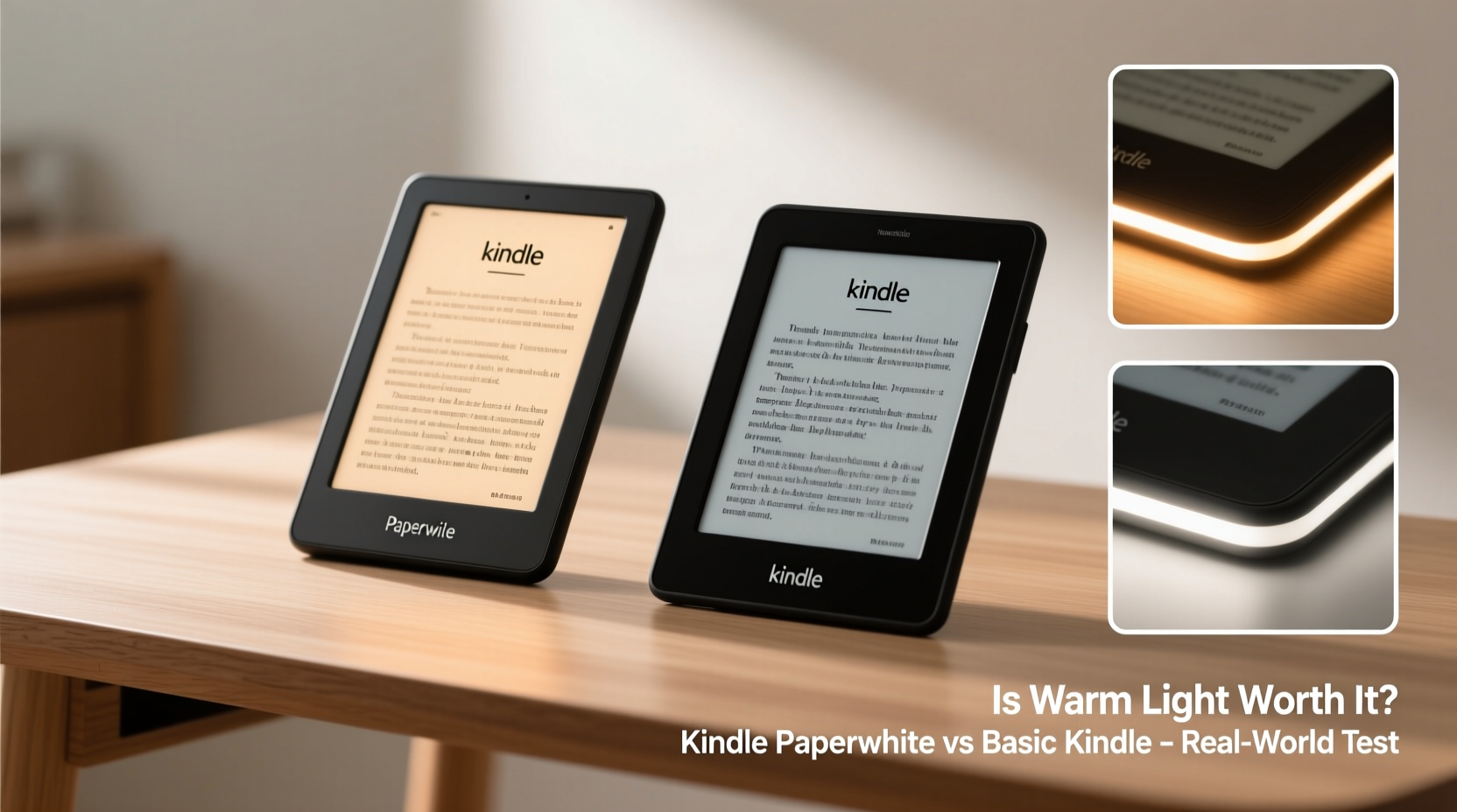 kindle paperwhite vs basic kindle is the warm light adjustment really worth the upgrade