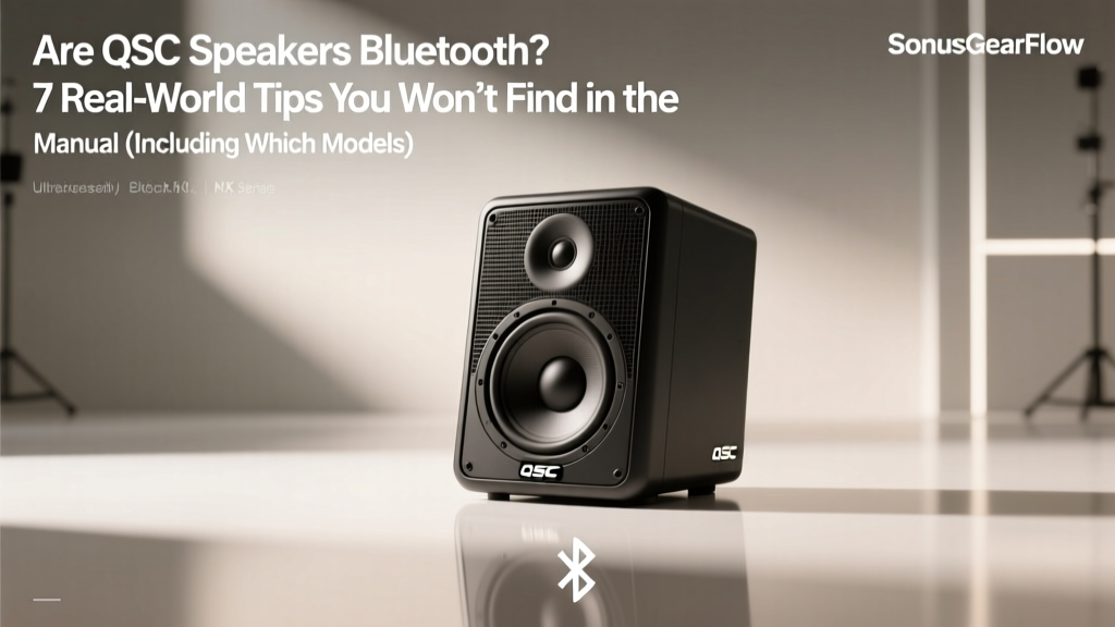 QSC Speakers Bluetooth? Real Model Support & Tips