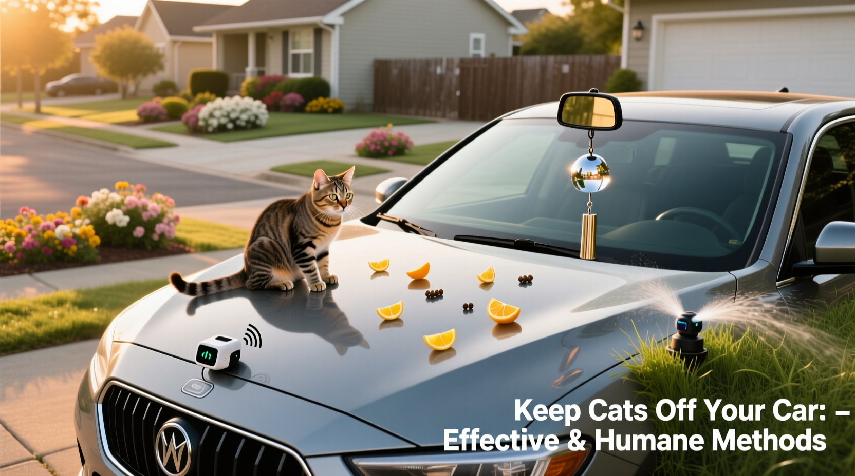 how can you keep cats off your car