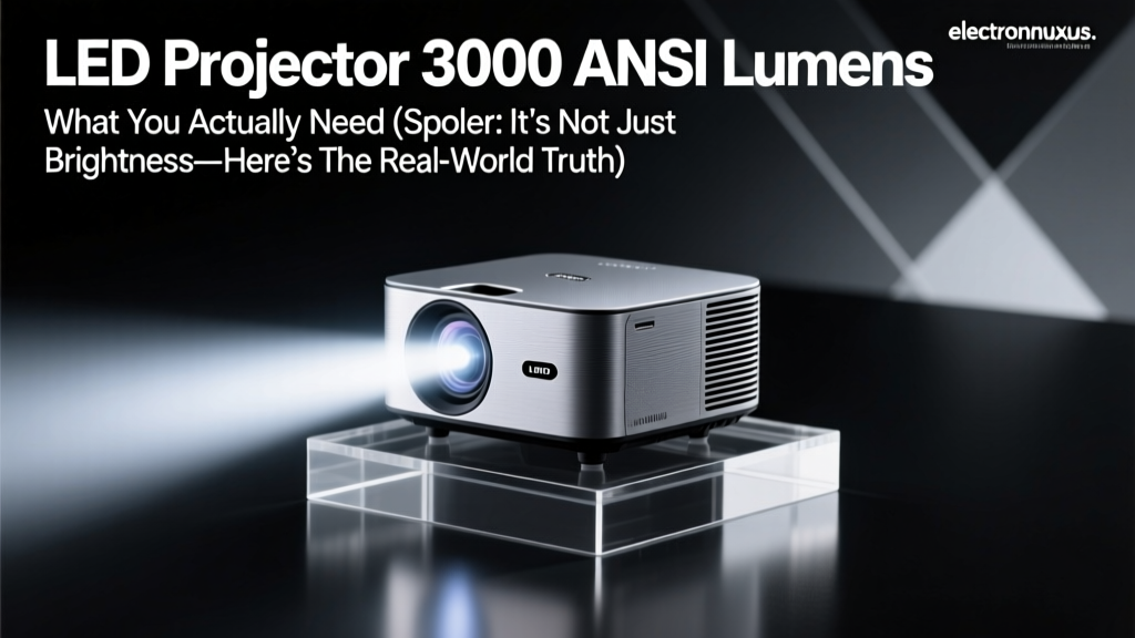 LED Projector 3000 ANSI Lumens: What You Actually Need (Spoiler: It’s Not Just Brightness—Here’s the Real-World Truth)
