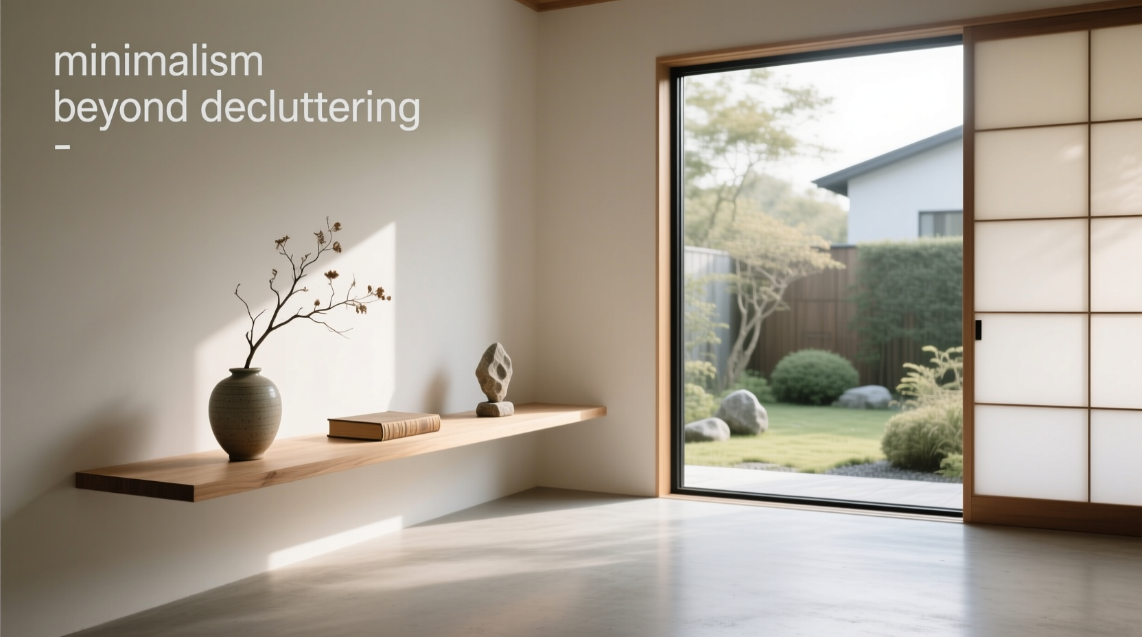 minimalism beyond decluttering living with intention