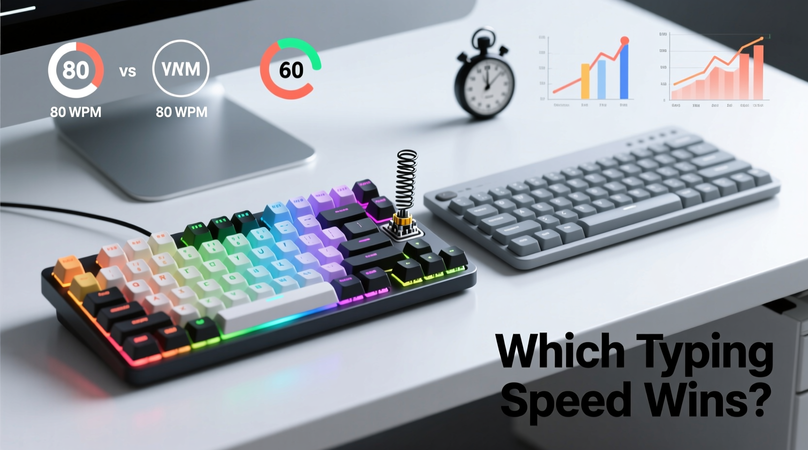 wireless mechanical keyboard vs standard which is better for typing speed