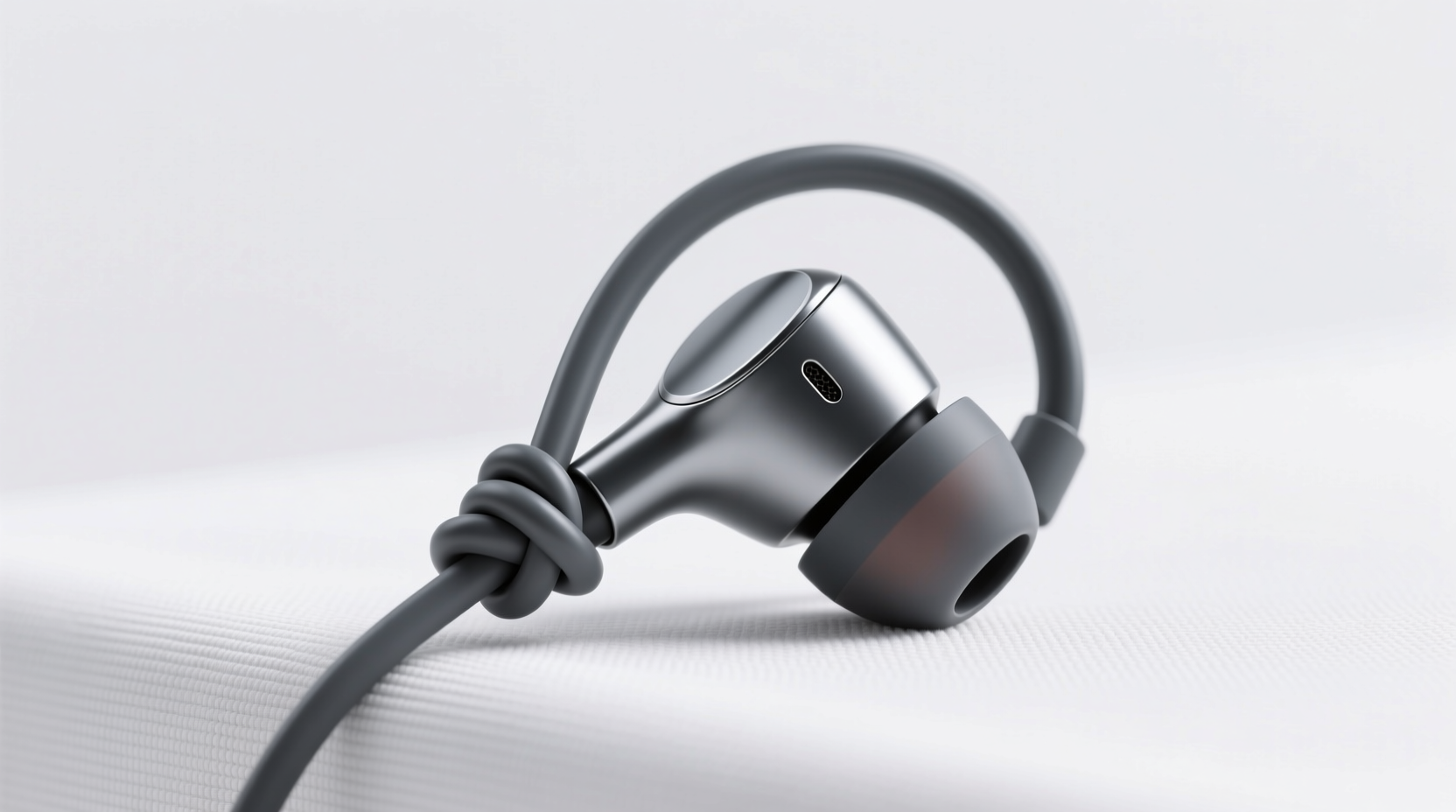 knot an earbud for quick left right identification