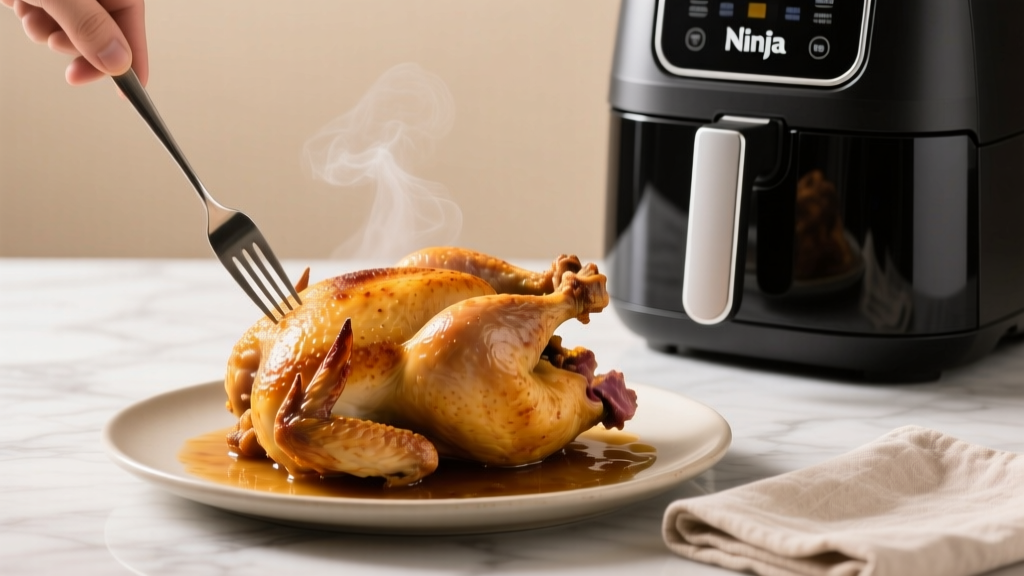 Perfect Roast Chicken in Ninja Foodi: Crispy & Juicy