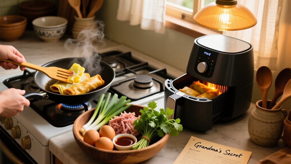 Best Fried Egg Roll Recipe (Air Fryer & Stovetop)