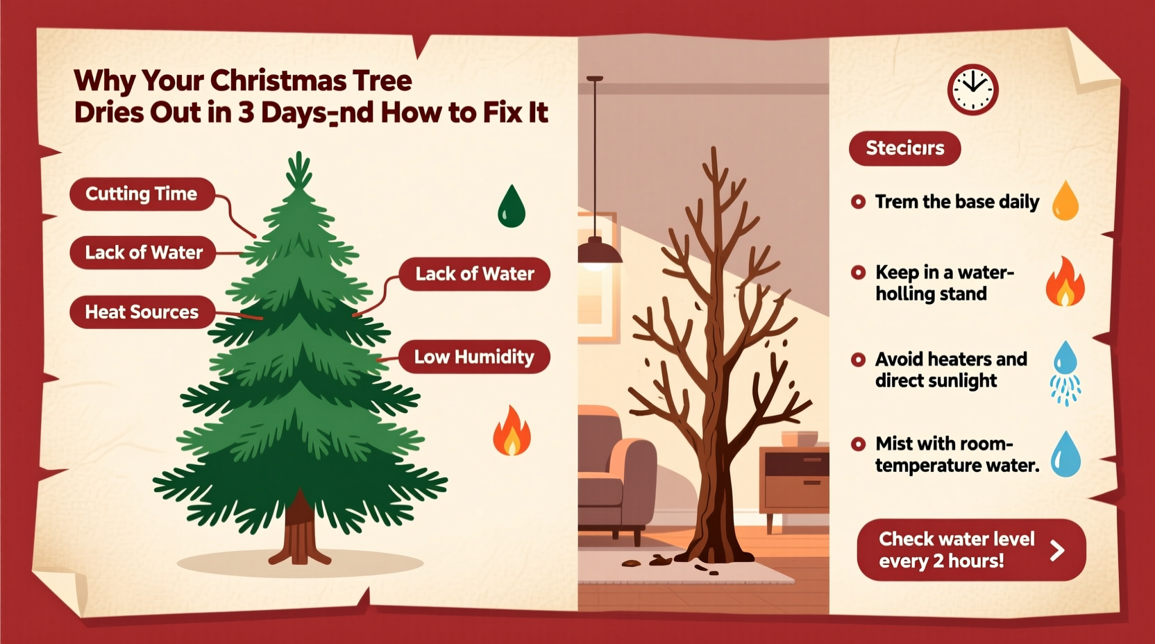 why does my christmas tree dry out in just 3 days how to extend its freshness