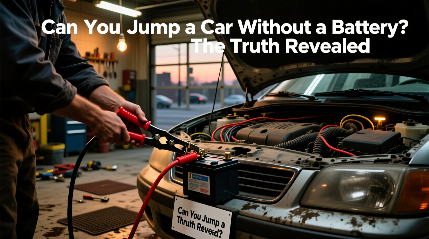 can you jump a car without a battery