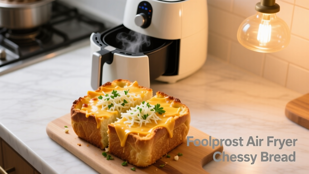 Cheesy Bread in Air Fryer: Crispy, Golden & Foolproof