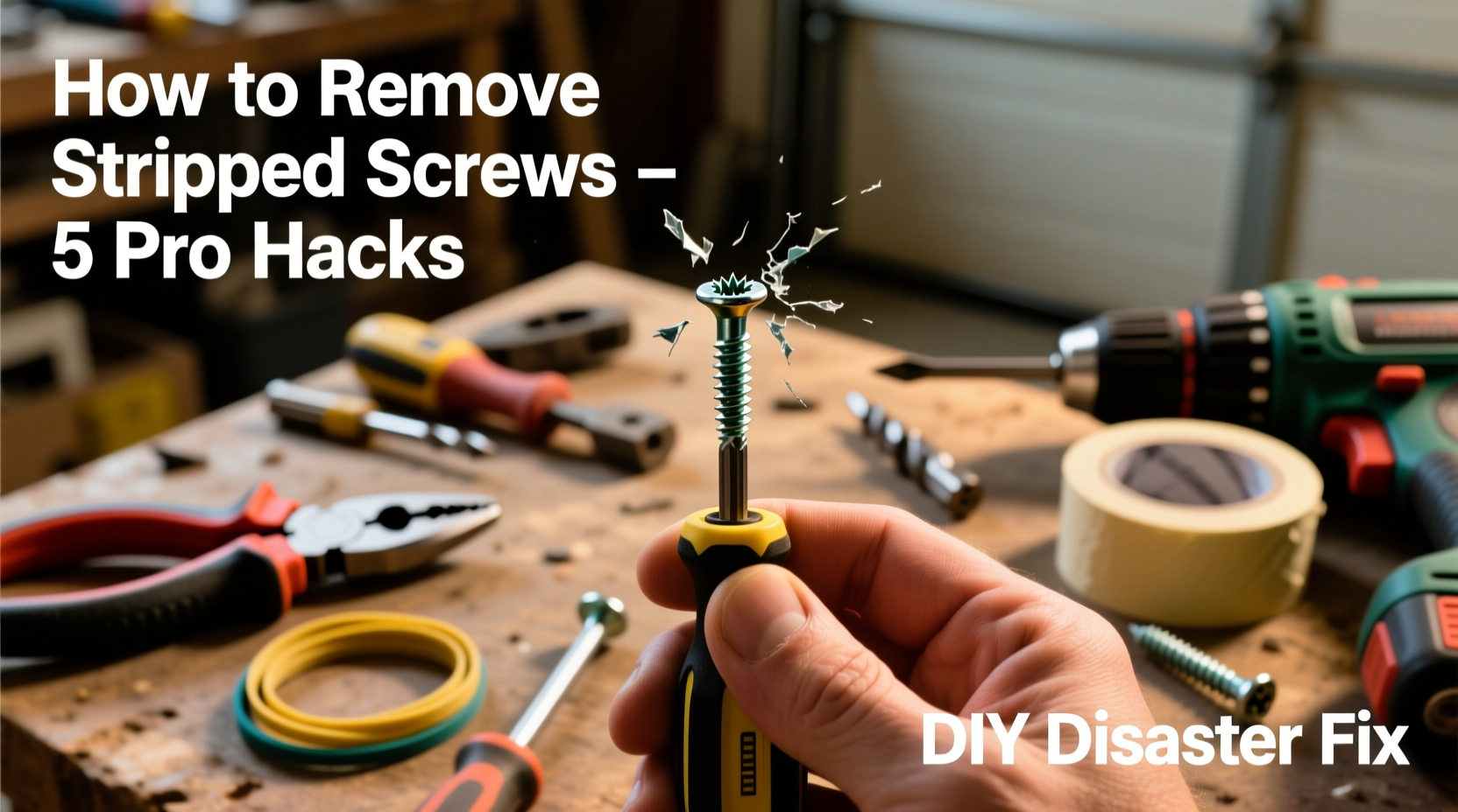 how to remove stripped screws practical hacks for diy disasters