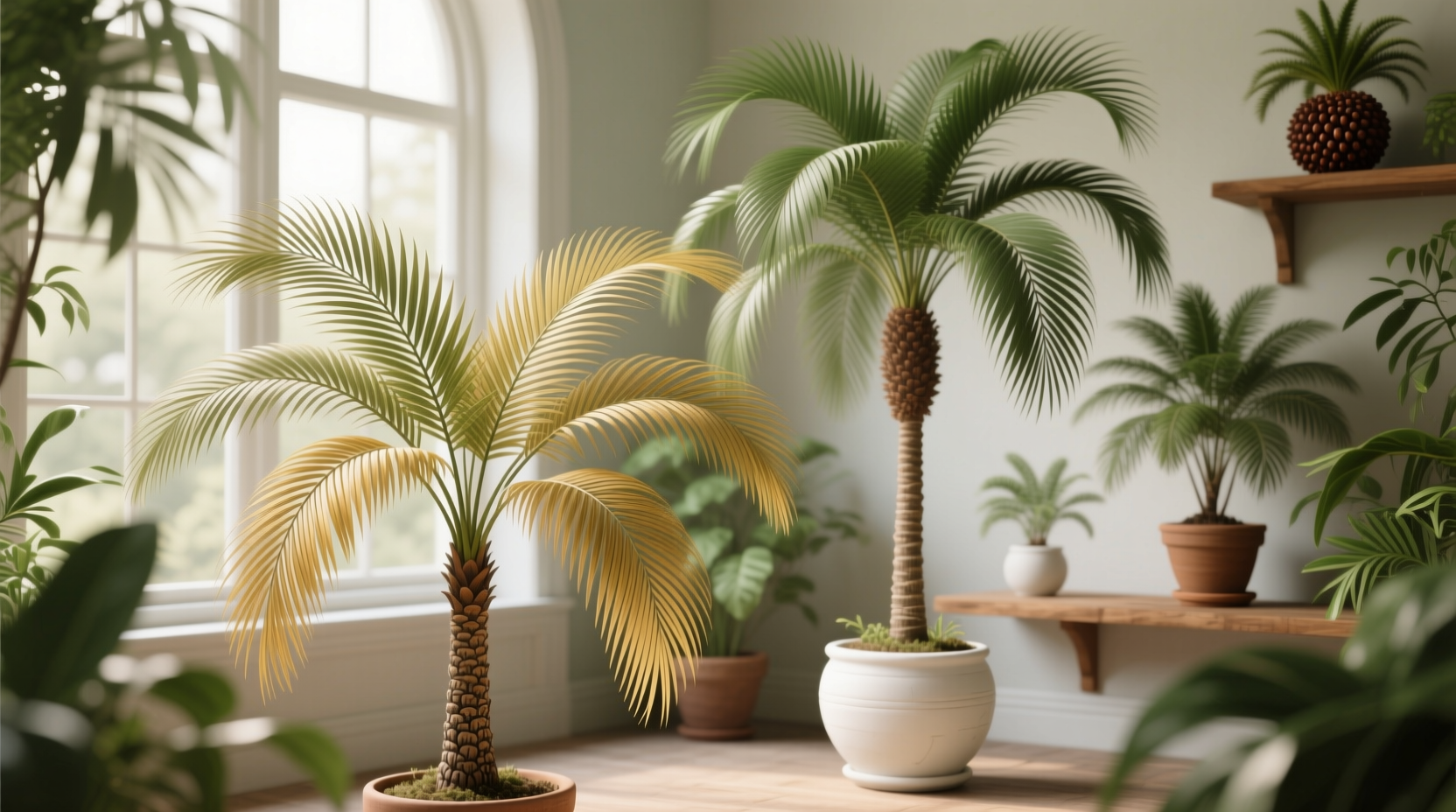 types of house plant palms