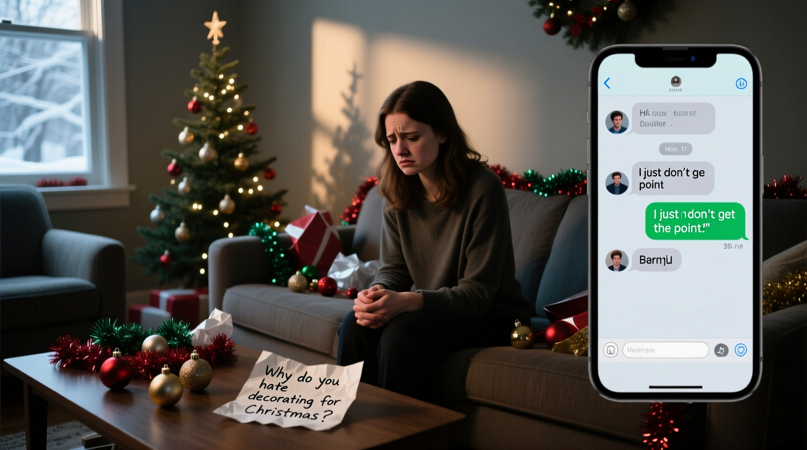 why does my boyfriend hate decorating for christmas communication tips