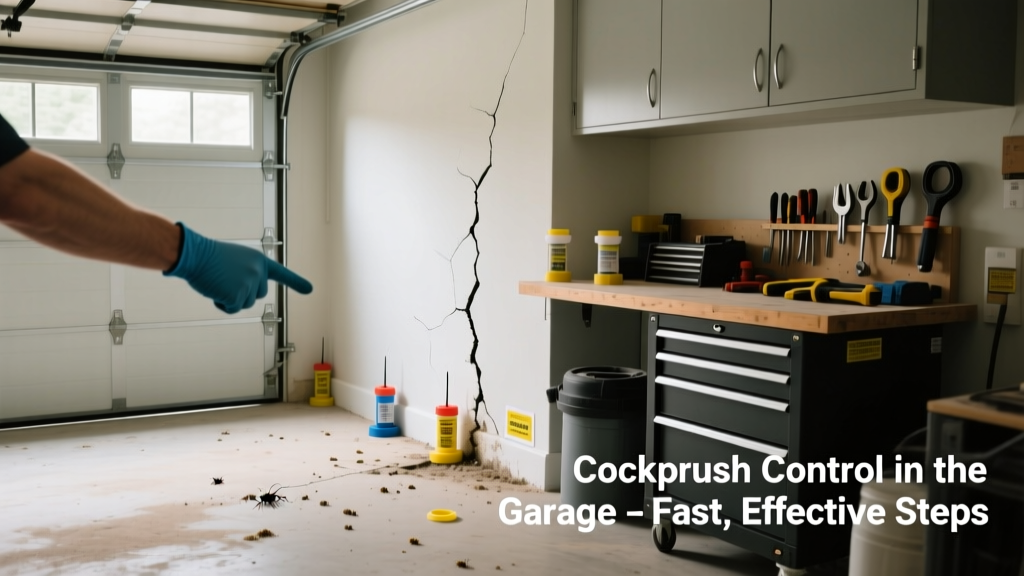 Cockroach Control in the Garage: Fast, Effective Steps
