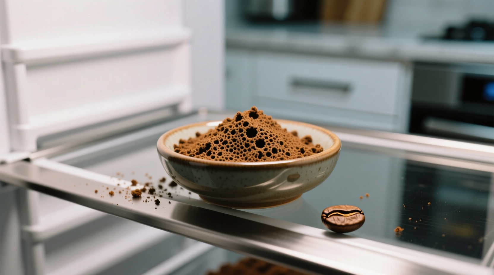 cold brew grounds fridge deodorizer or fad
