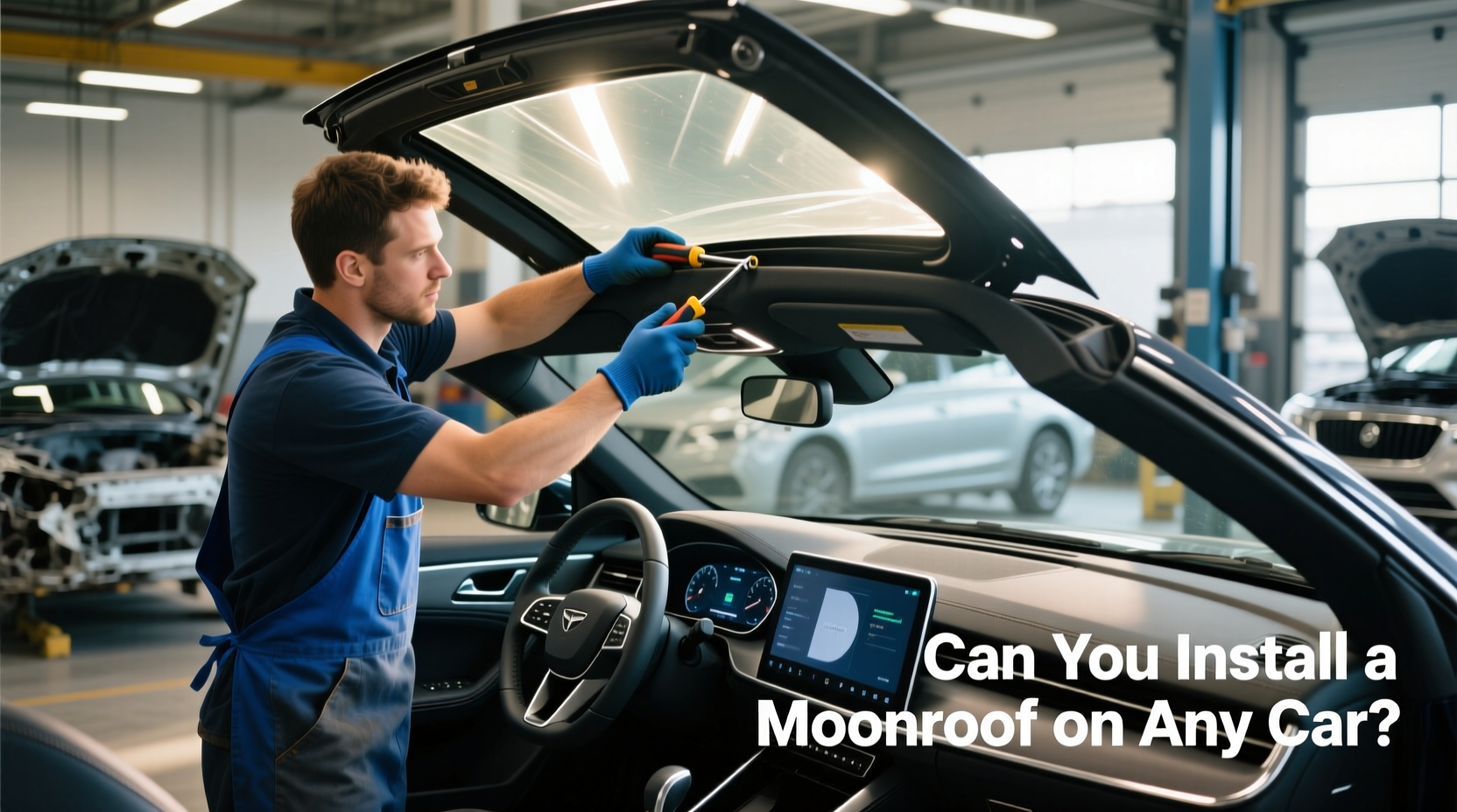 can you install a moonroof on a car