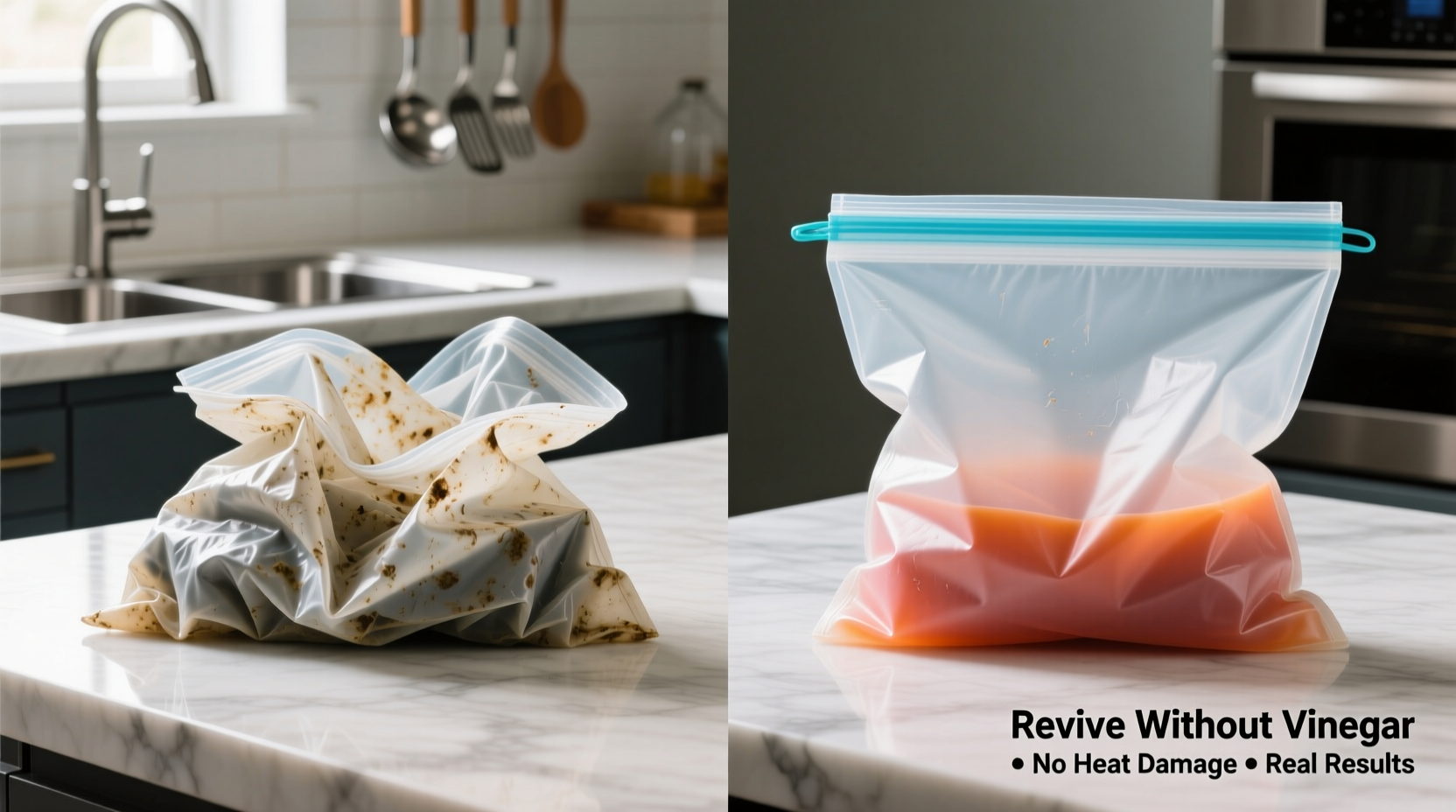 how to clean deodorize silicone bags after washing