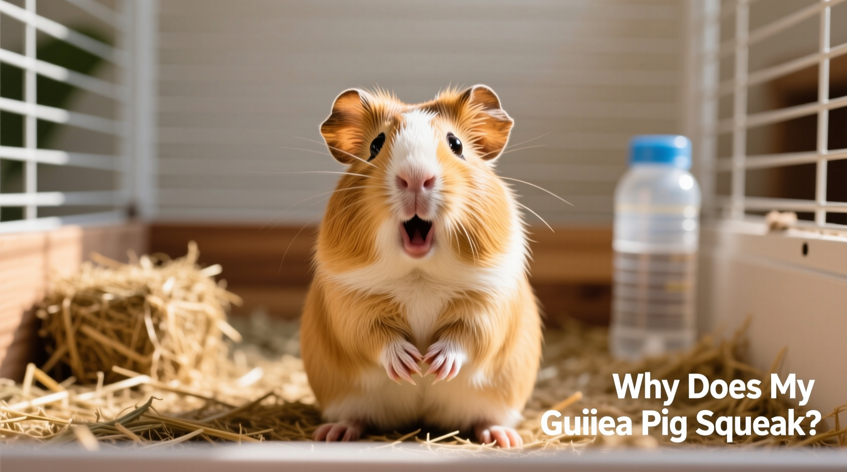 why does my guinea pig squeak constantly and should you be concerned