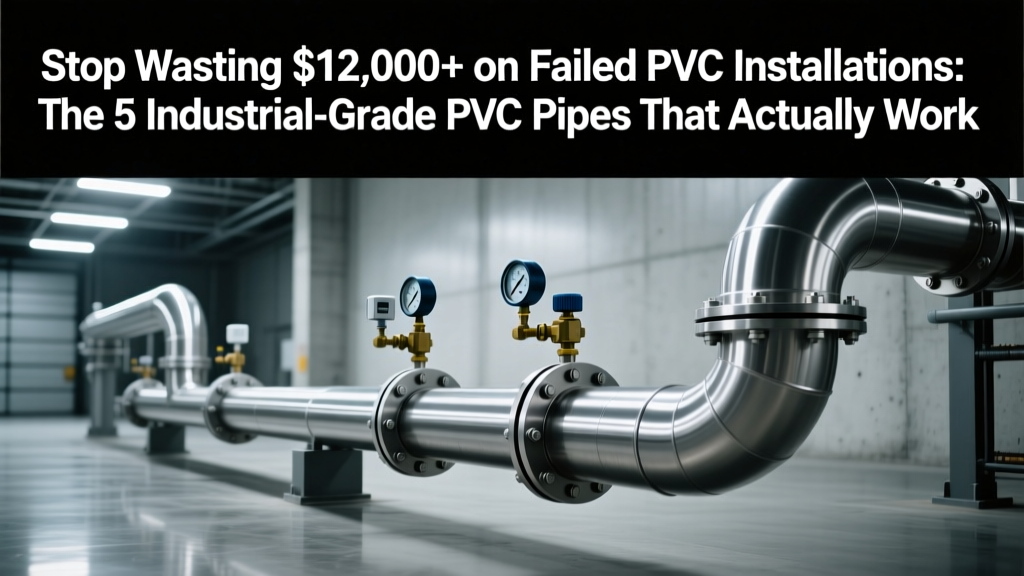 5 Industrial PVC Pipes That Survive Chemicals & 150+ PSI