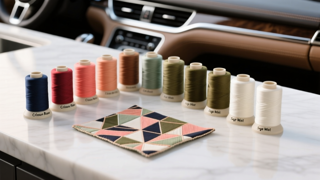 Custom Embroidery Color Matching | CarInteriorMix
