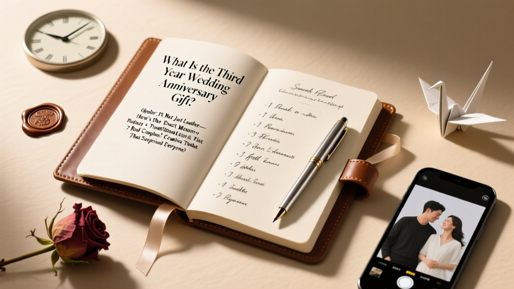 Third Year Wedding Anniversary Gifts: Leather & Modern Ideas