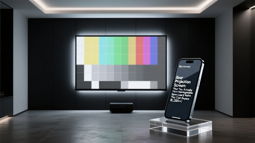 Rear Projection Screen What You Actually Need: The 7 Non-Negotiable Specs (and 3 Myths That Cost Buyers $1,200+)