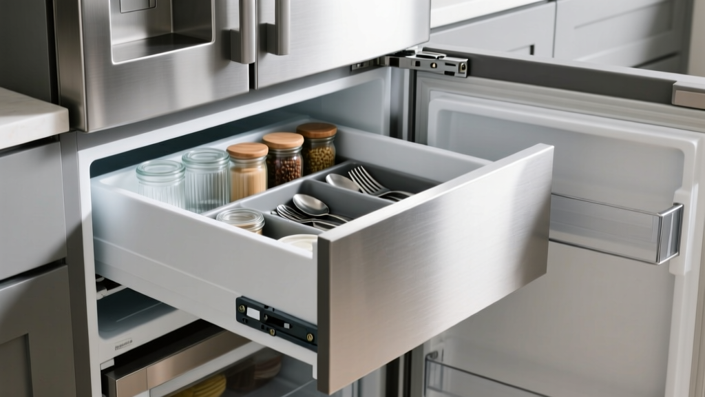 How to Install a Pull Out Drawer Organizer in Fridge
