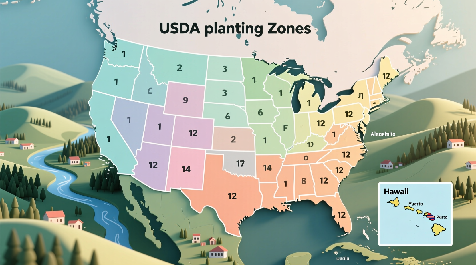 usda zones for planting