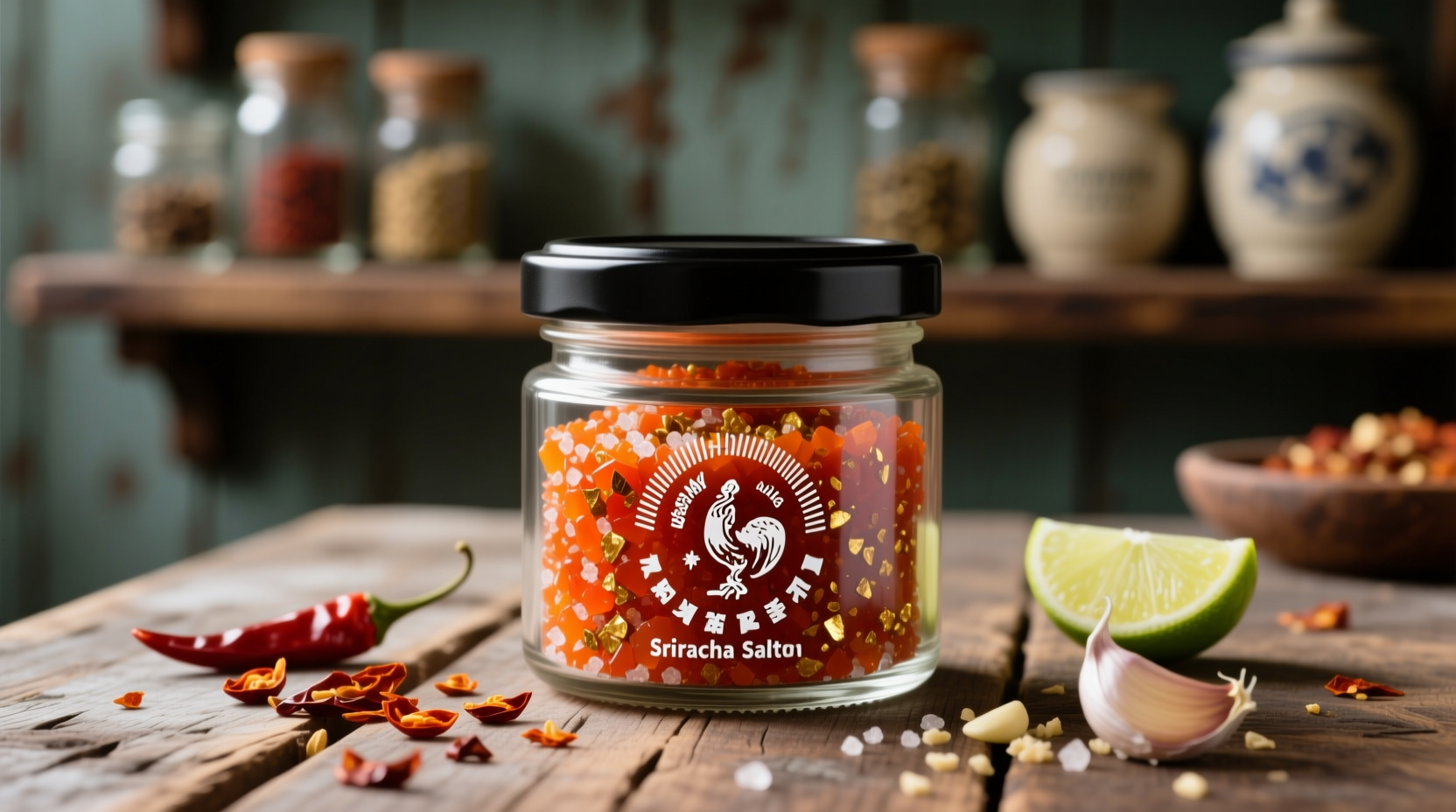 make your own sriracha salt