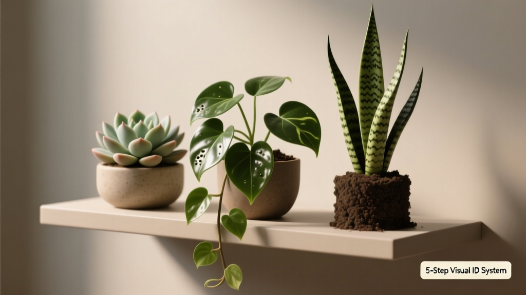 Low-Maintenance Indoor Plants: 5-Step Visual ID (2026)