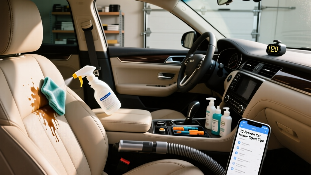 15 Proven Car Interior Expert Tips for a Spotless Ride