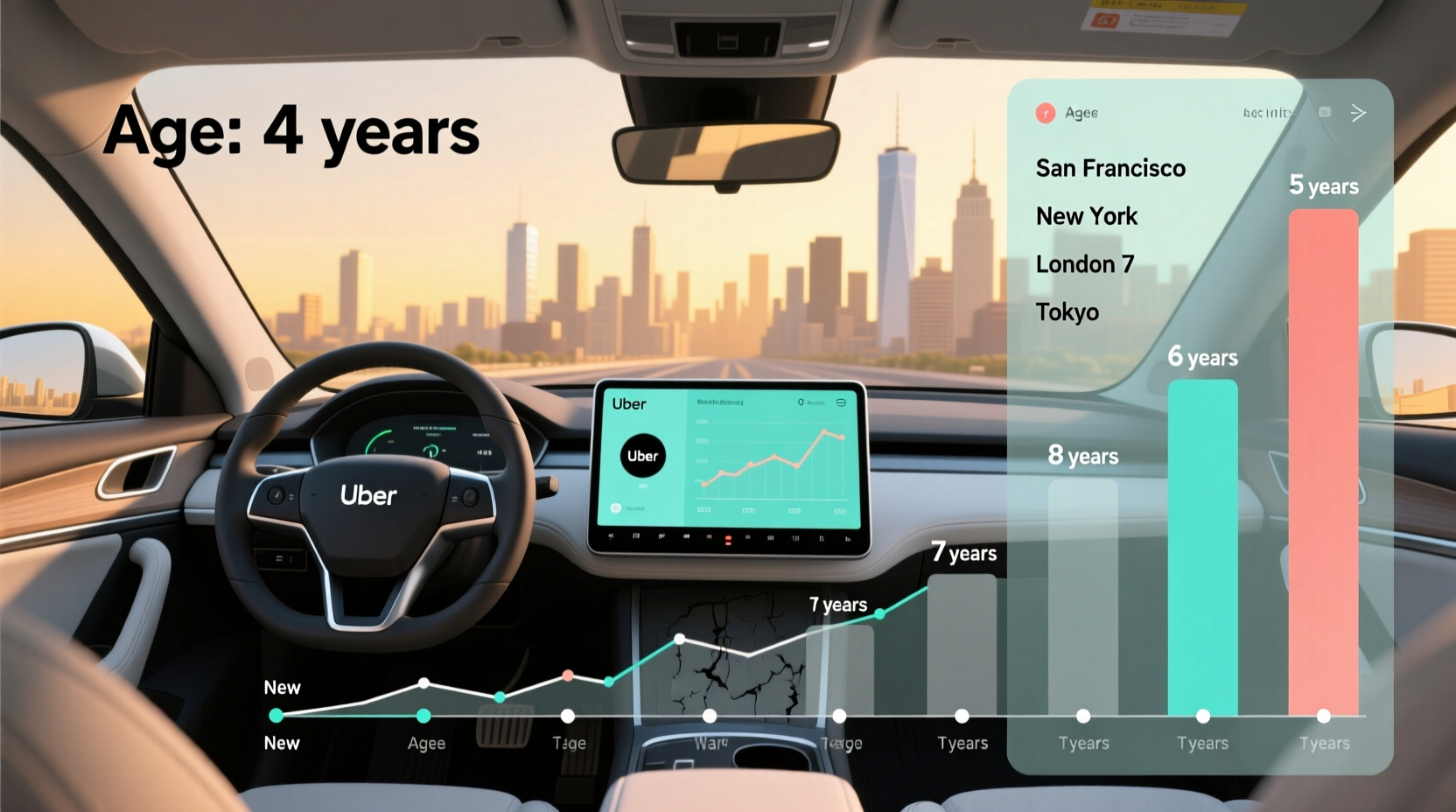 how old can your uber car be