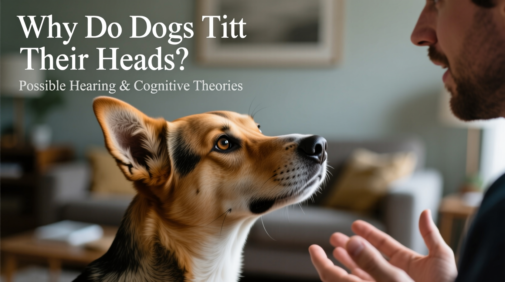 why do dogs tilt their heads when you talk possible hearing theories