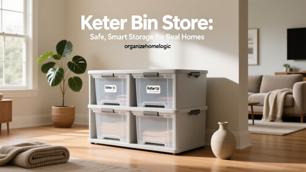 Keter Bin Store: Safe, Smart Storage for Real Homes