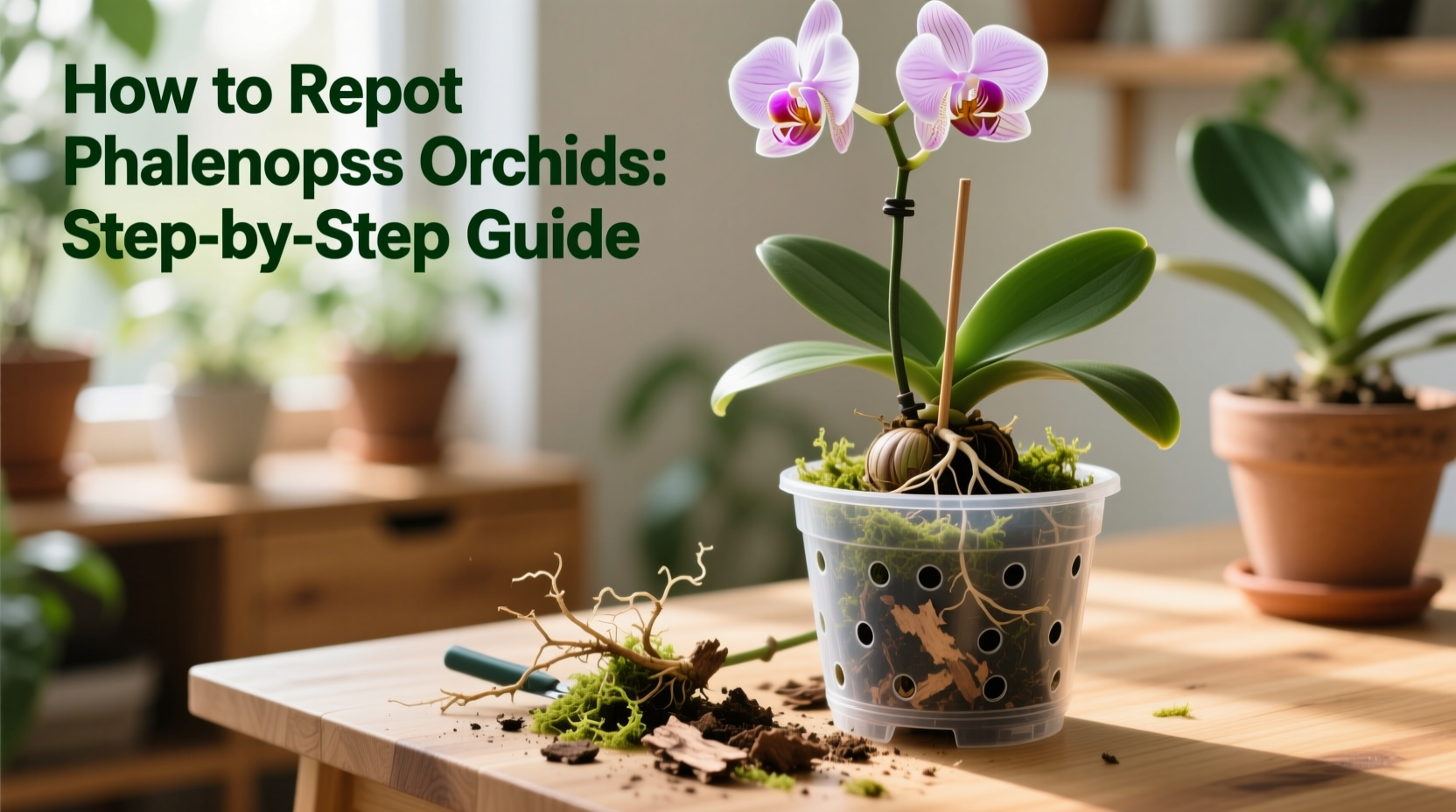 How To Replant Orchid Phalaenopsis