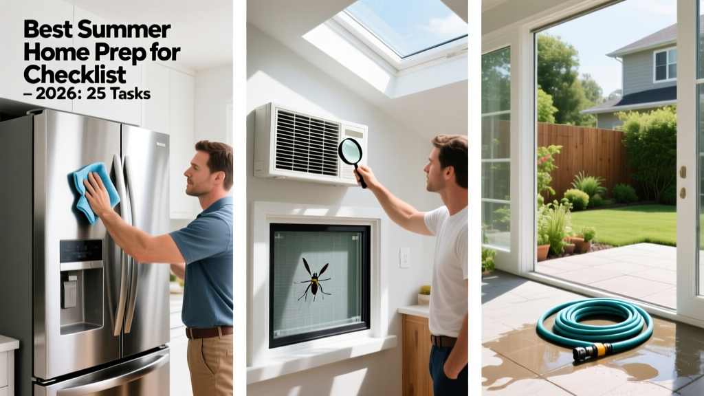Best Summer Home Prep Checklist for 2026: 25 Tasks