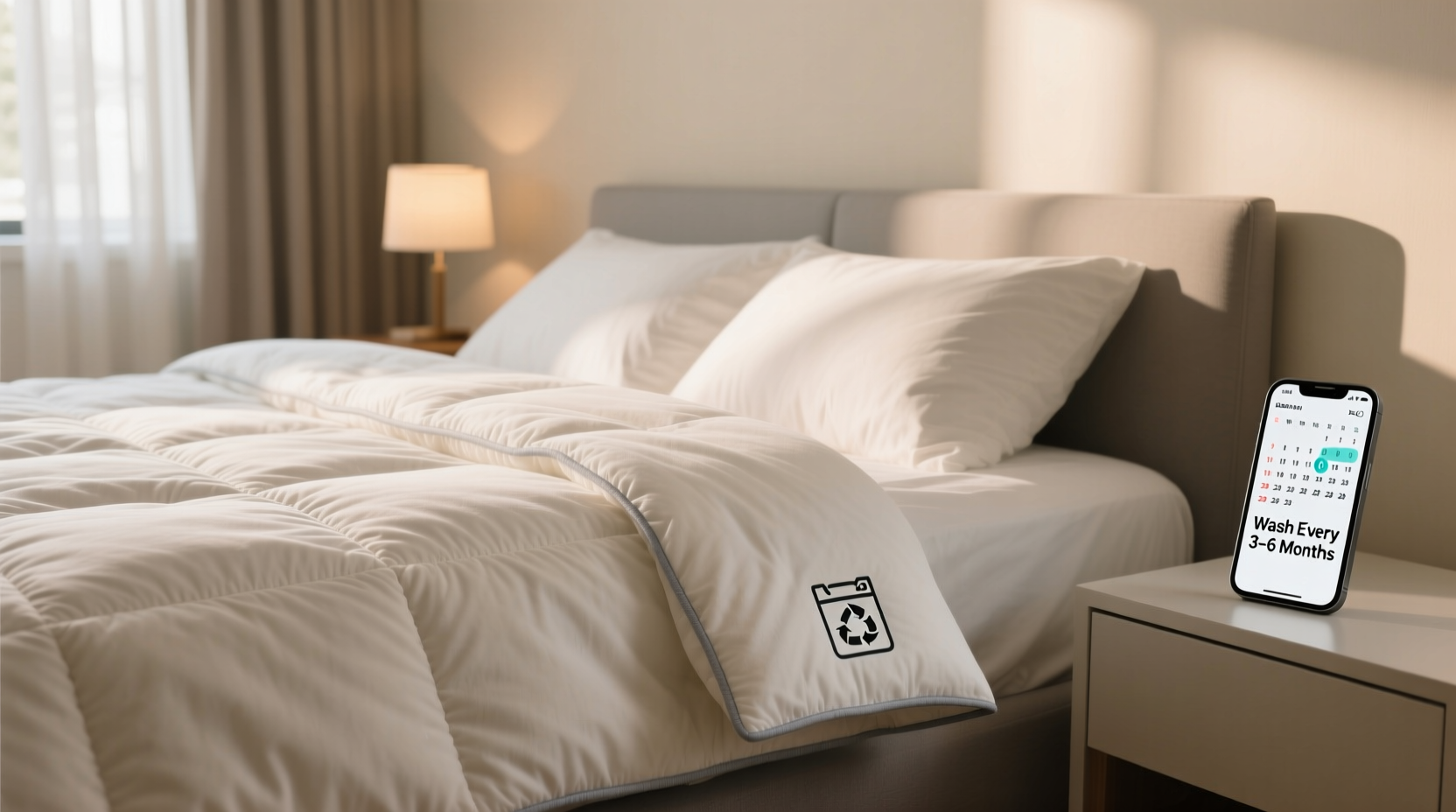 how often should you wash your comforter