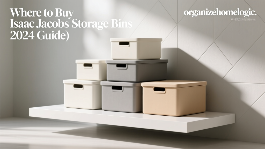 Where to Buy Isaac Jacobs Storage Bins (2024 Guide)