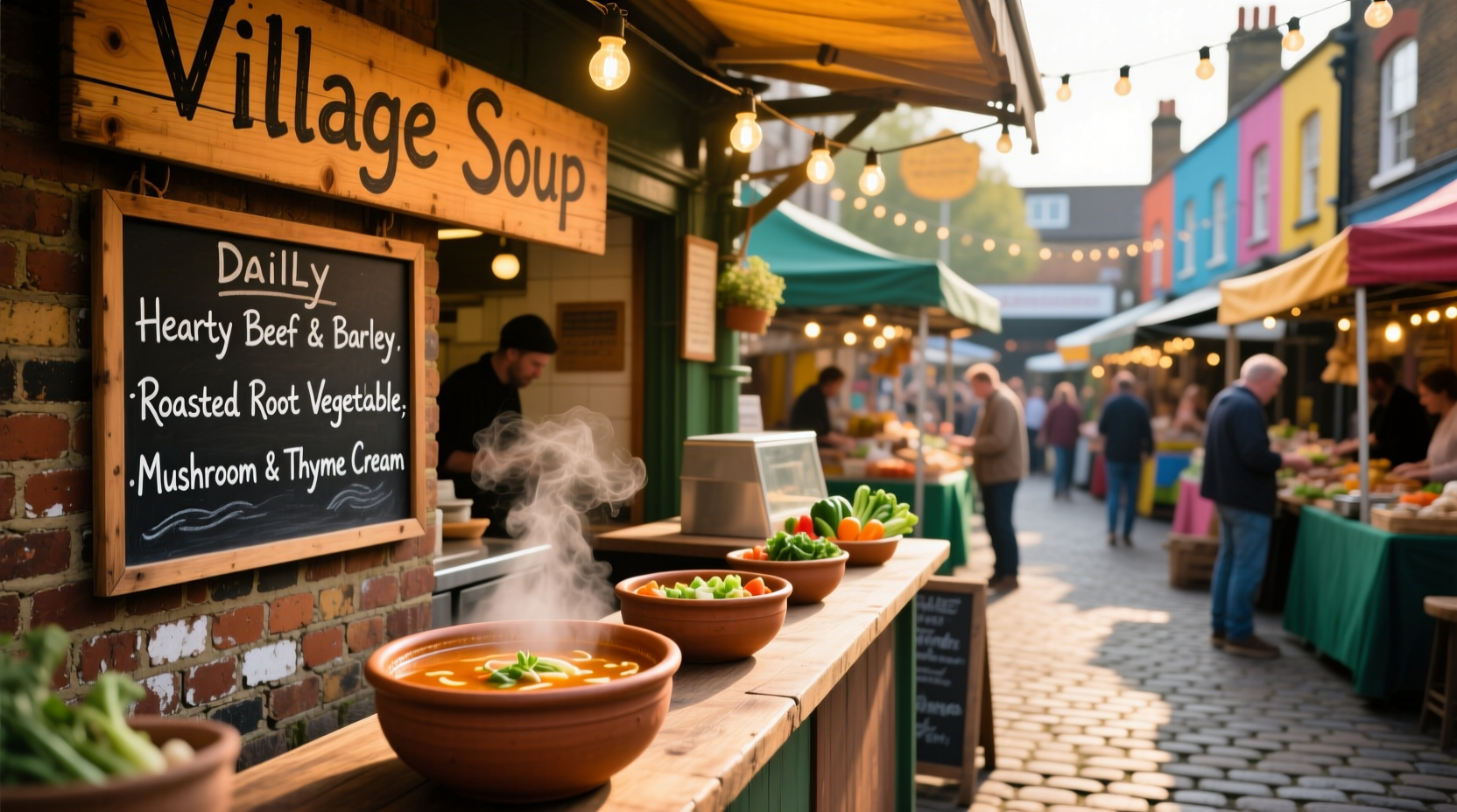 village soup location and menu in camden