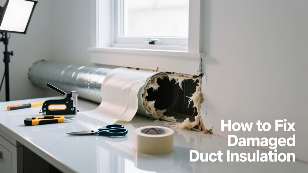 How to Fix Damaged Duct Insulation in Your Home