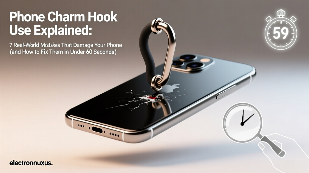 Phone Charm Hook Use Explained: 7 Real-World Mistakes That Damage Your Phone (and How to Fix Them in Under 60 Seconds)