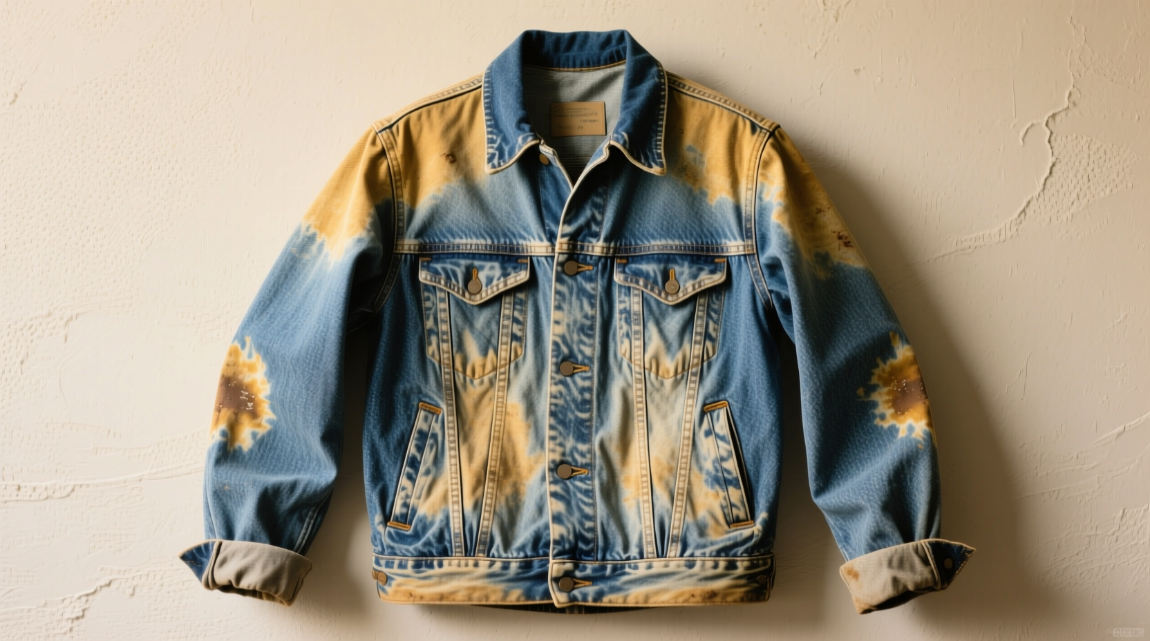 freshen thrifted denim jackets without fading