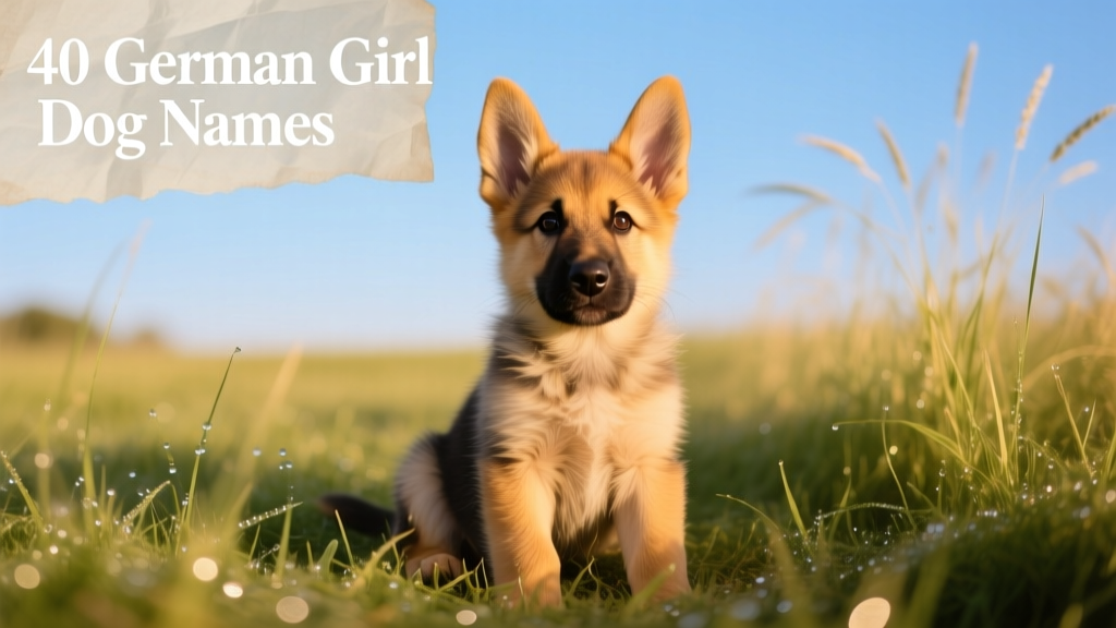 A cheerful German Shepherd puppy sitting on a sunlit grassy field