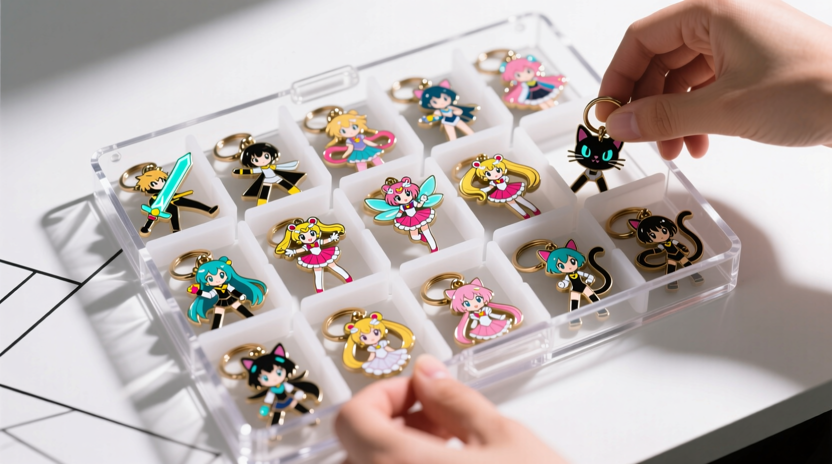 anime keychain storage solutions