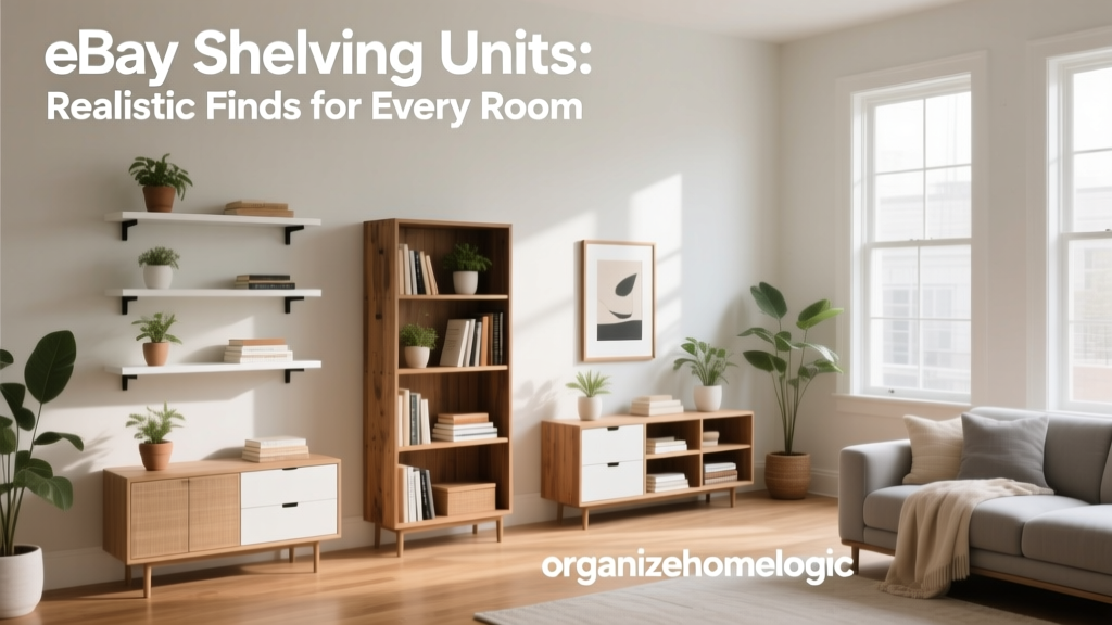 eBay Shelving Units: Realistic Finds for Every Room