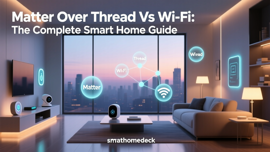 Matter Over Thread Vs Wi-Fi: The Complete Smart Home Guide