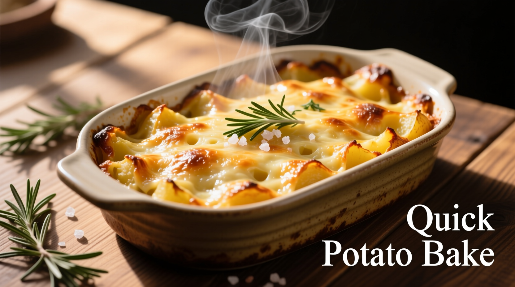 Quick Potato Bake: 25-Minute Crispy Oven Recipe
