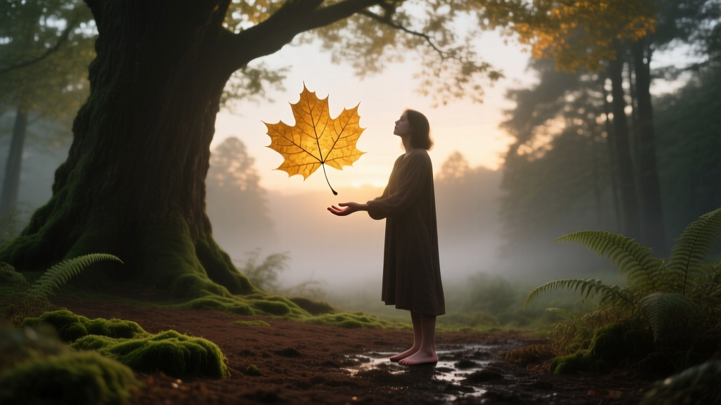 Leaf Feeling Peace: Emotional Dream Meaning